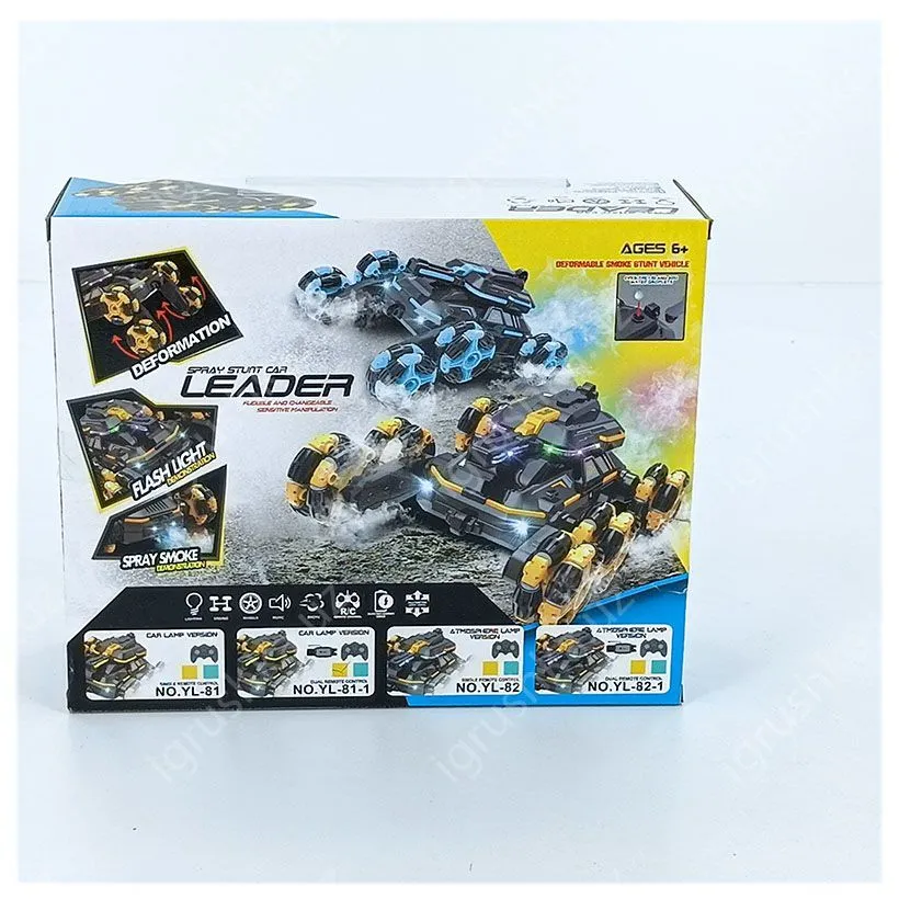 картинка Танк перевёртыш радиоуправляемый пускает дым трюковой 360 град. YL-81-1 от магазина igrushka.uz