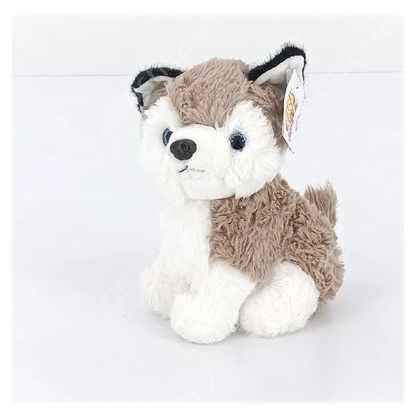 картинка Мягкая игрушка Хаски 24 см, плюшевая собака с голубыми глазами от магазина igrushka.uz