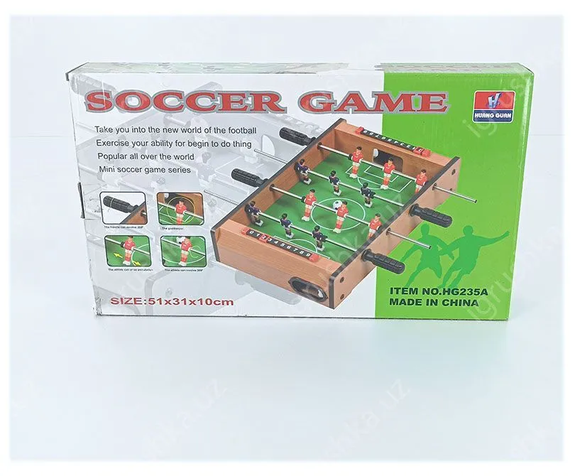 картинка Настольный футбол soccer (Габариты: 51*31*10,5 см) HG235A от магазина igrushka.uz