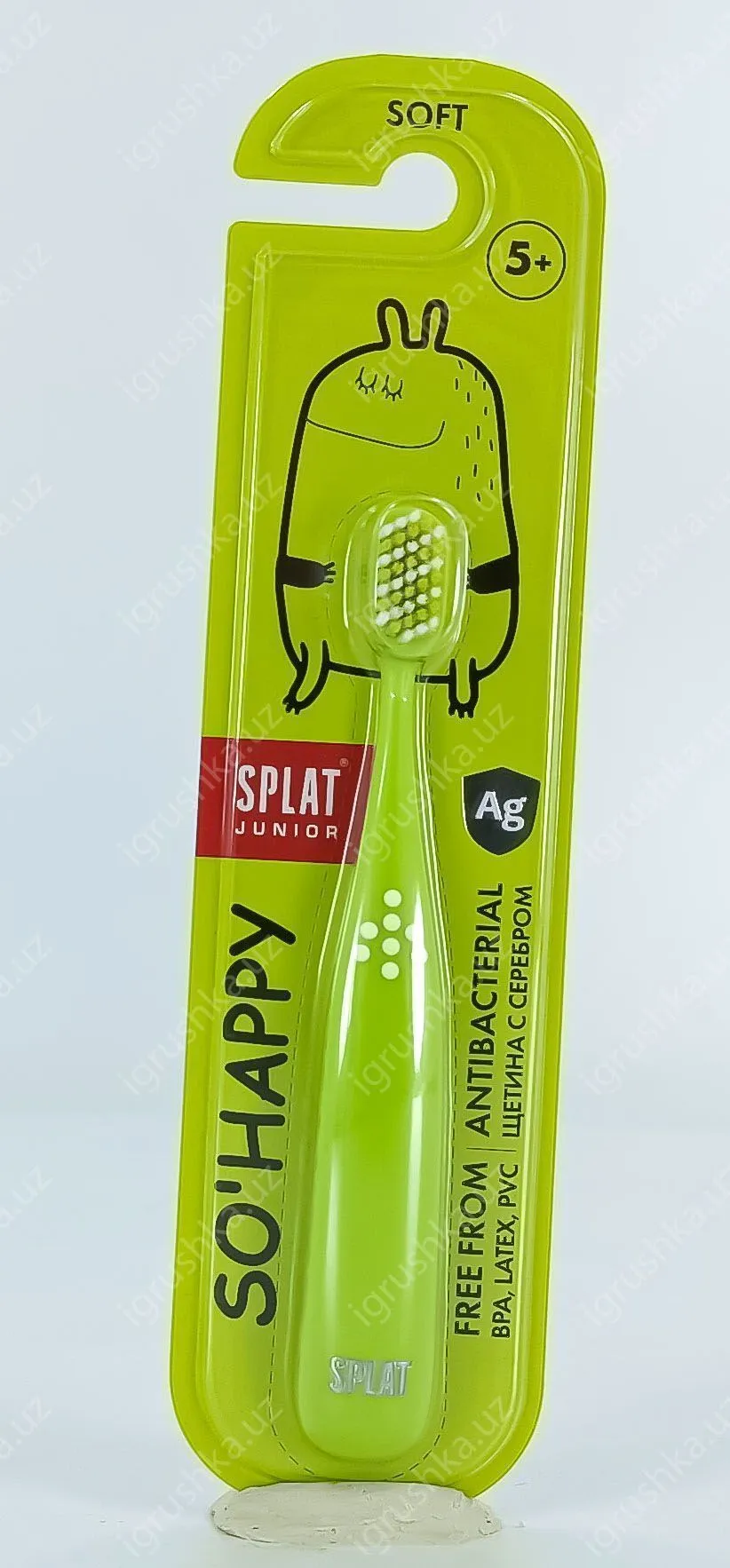 картинка Зубная щетка SPLAT JUNIOR SO'HAPPY с ионами серебра от магазина igrushka.uz