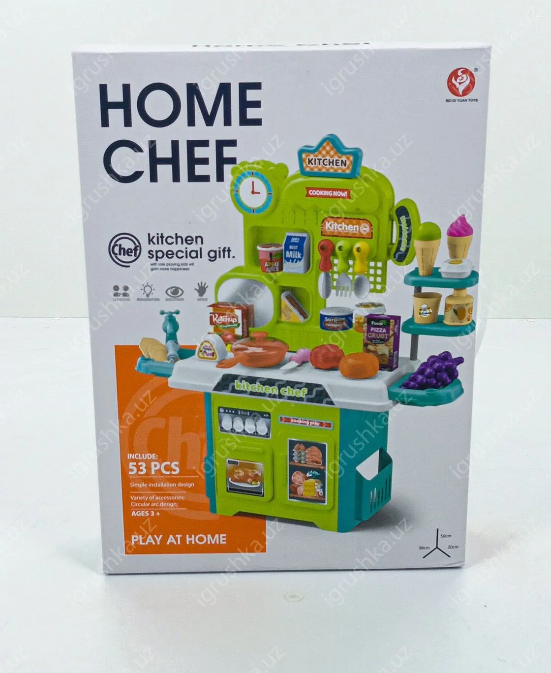 картинка Детская игрушечная кухня Talanted chef, с функцией звука и света от магазина igrushka.uz