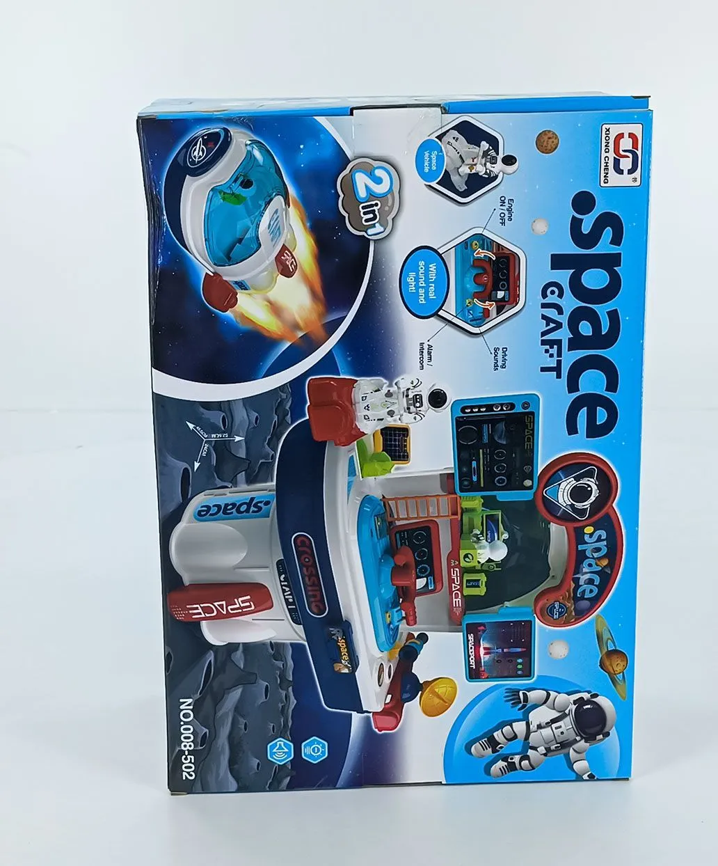 картинка Игровой набор Космическая станция Space Craft 2-в-1 с ракетой, Xiong Cheng NO.008-502 от магазина igrushka.uz