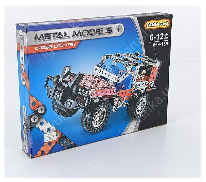 картинка Металлический конструктор джип 274 детали от магазина igrushka.uz