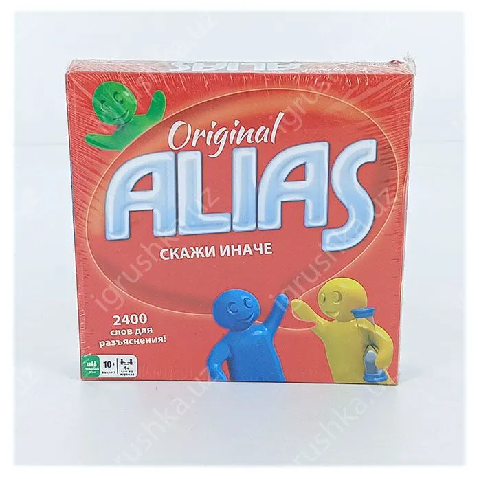 картинка Настольная игра Original ALIAS (Скажи иначе), 2400 слов, 4+ игрока, от 10 лет от магазина igrushka.uz