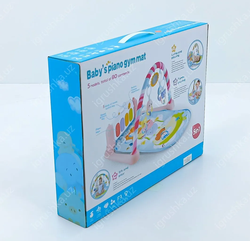 картинка Развивающий коврик Baby's piano gym mat 5в1 от магазина igrushka.uz