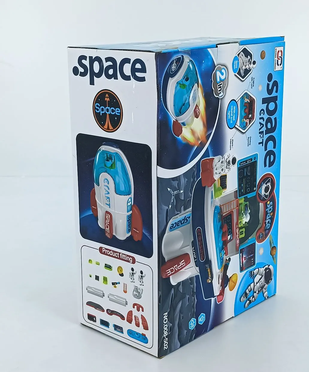 картинка Игровой набор Космическая станция Space Craft 2-в-1 с ракетой, Xiong Cheng NO.008-502 от магазина igrushka.uz