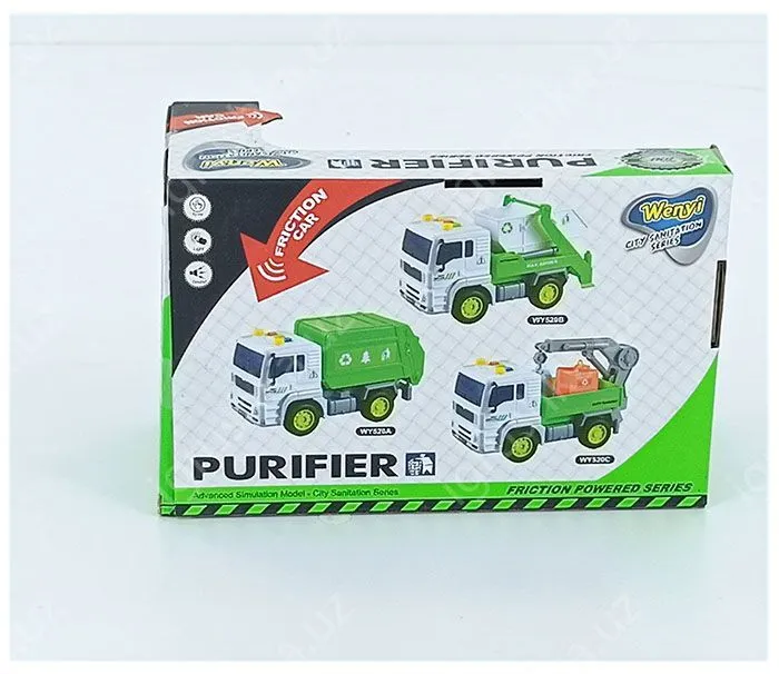 картинка Инерционный Мусоровоз (свет/звук) от магазина igrushka.uz