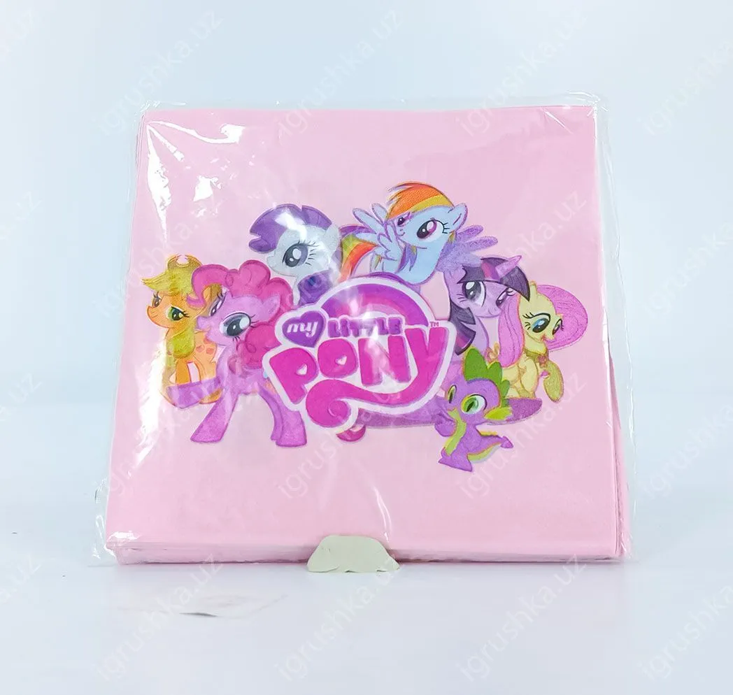картинка Салфетки детские на праздник PONY от магазина igrushka.uz