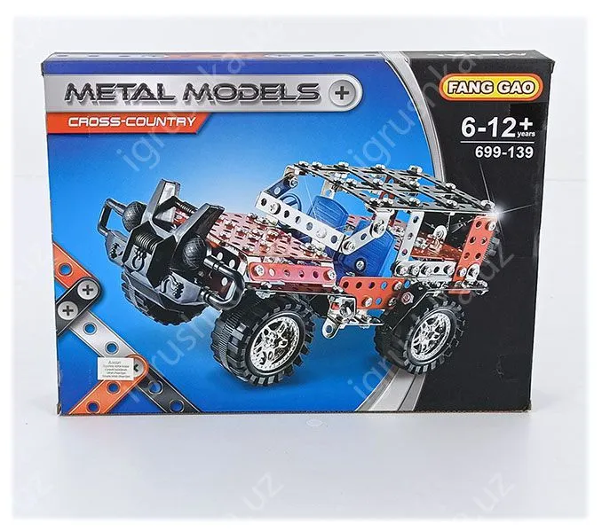 картинка Металлический конструктор джип 274 детали от магазина igrushka.uz