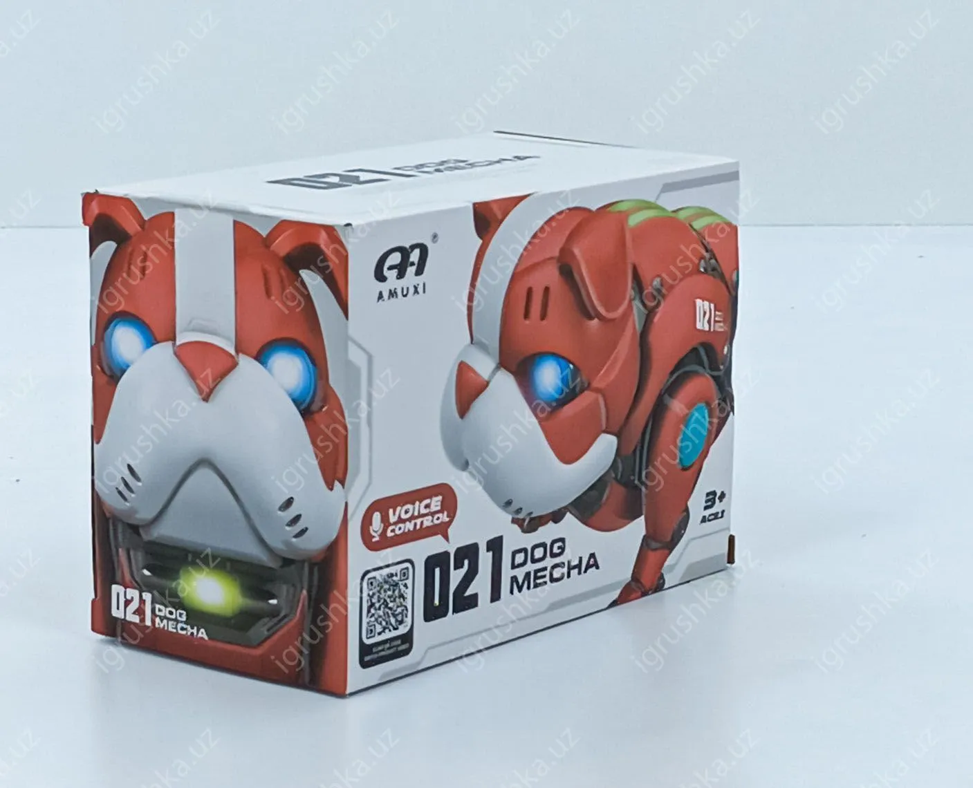 картинка Электрический робот-доспех "Mecha Dog Armor" умное Голосовое управление, звук, светильник от магазина igrushka.uz