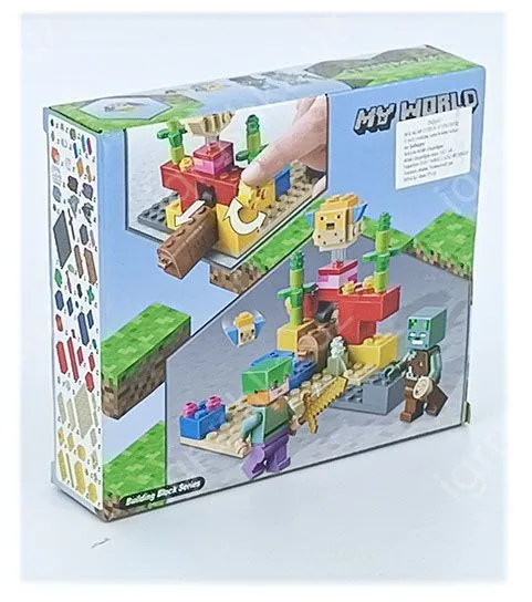 картинка Конструктор "My World" (в стиле Minecraft), 104 детали, NO.11584 от магазина igrushka.uz
