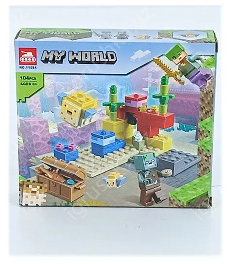 картинка Конструктор "My World" (в стиле Minecraft), 104 детали, NO.11584 от магазина igrushka.uz