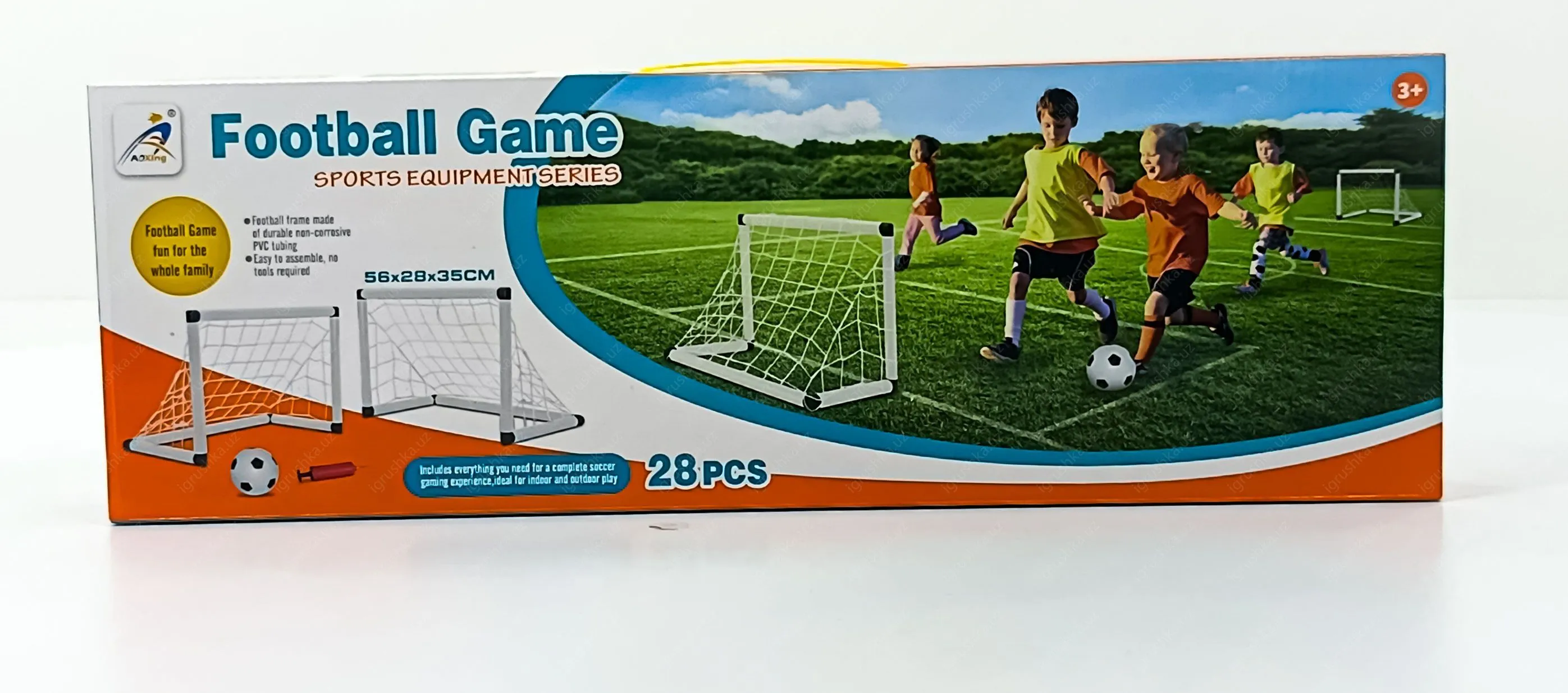 картинка Детский футбольный набор Enthusiast Sports, 2 ворота, мяч, 28 предметов от магазина igrushka.uz