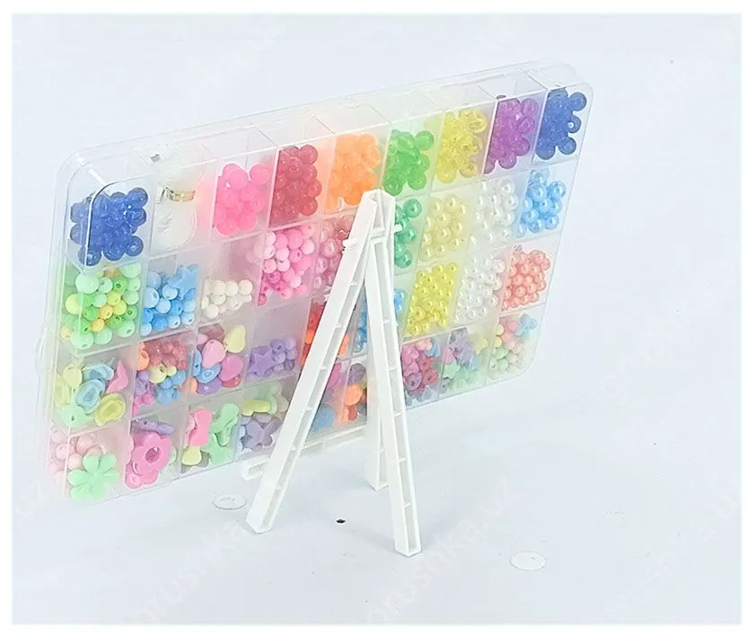 картинка Набор для создания ожерелий, браслетов, брелков, HAND BEADED от магазина igrushka.uz