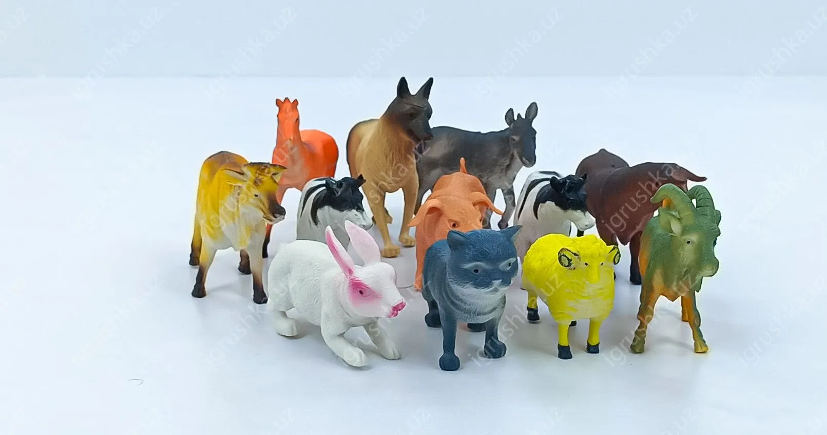 картинка Фигурки животных "Домашний животный"Farm Animals 12 шт. от магазина igrushka.uz