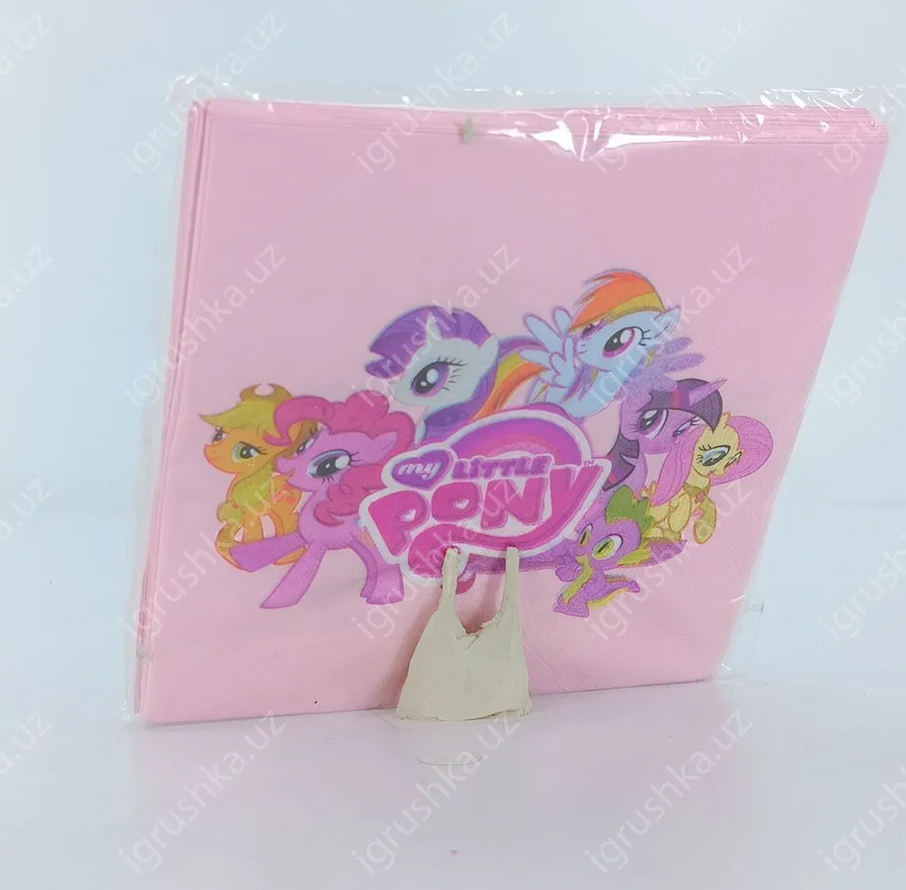 картинка Салфетки детские на праздник PONY от магазина igrushka.uz
