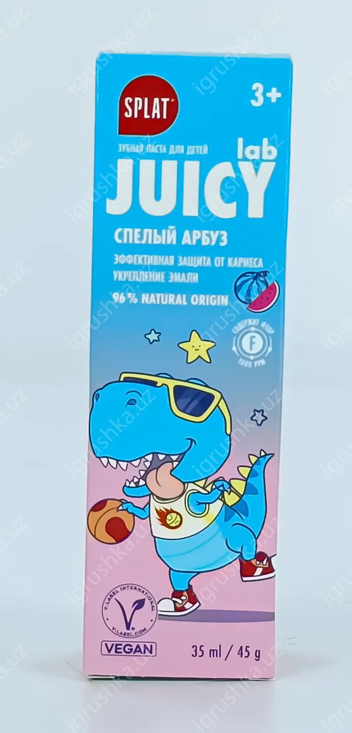 картинка Детская зубная паста SPLAT JUICY LAB с гидроксиапатитом кальция. Сочный Арбуз от магазина igrushka.uz