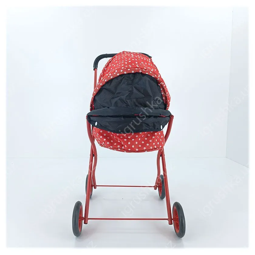 картинка Коляска для кукол в горошек прогулочная от магазина igrushka.uz