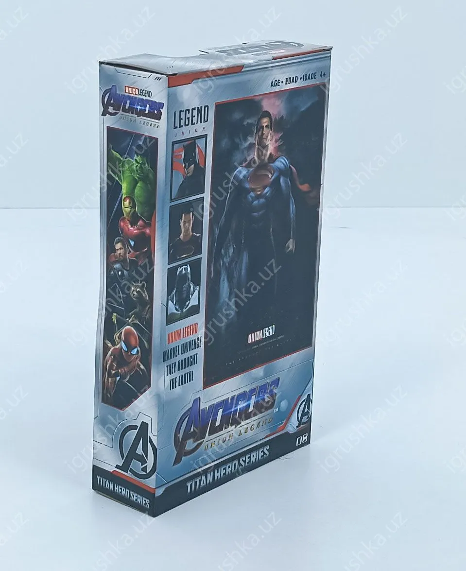 картинка 29см Фигурка игрушка супергерой "Супермен", игрушка для мальчика от магазина igrushka.uz