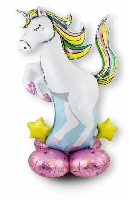 картинка Шар 3D Фигура на подставке Радужный единорог от магазина igrushka.uz