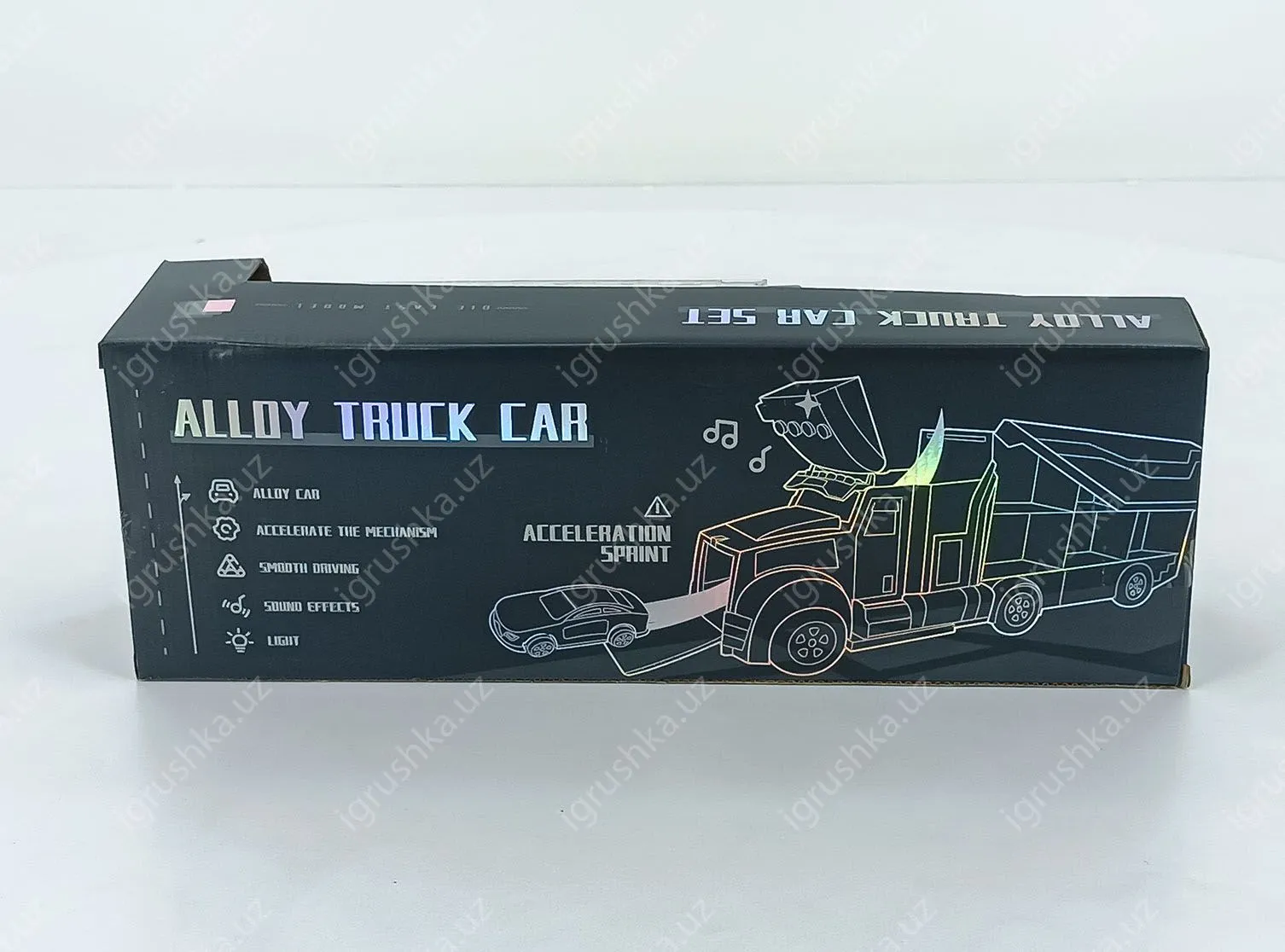 картинка Автовоз парковка с 12 металлопластиковых машинками, Спецтранспорта MG3039 от магазина igrushka.uz