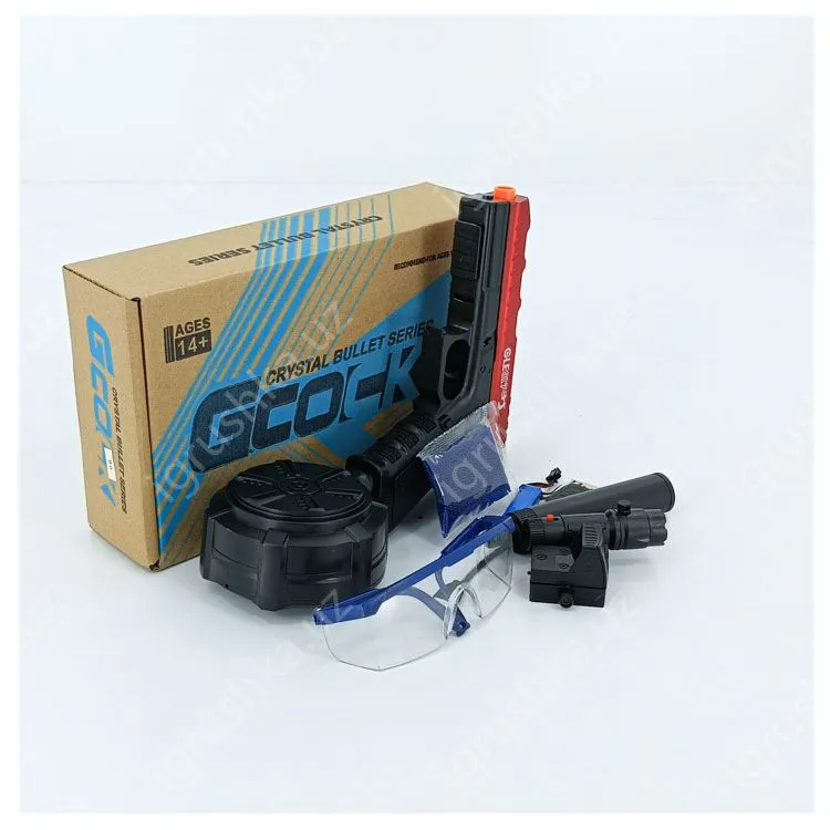 картинка Орбиз пистолет Gcock F817-D черно-красный от магазина igrushka.uz