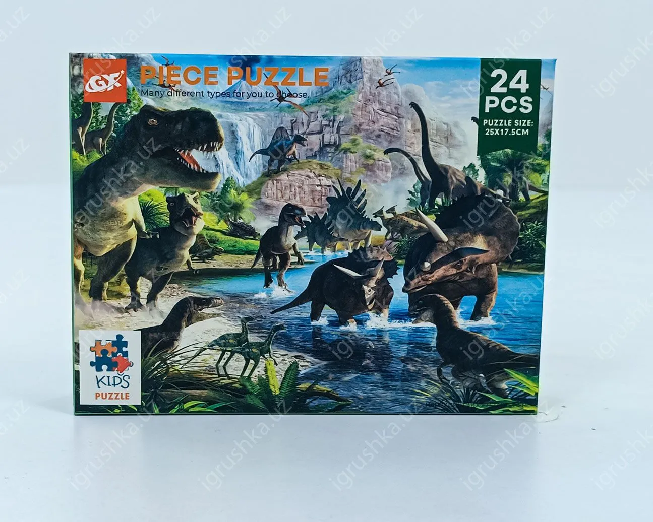 картинка Пазлы для детей 24 элементов "Парк Юрского периода" от магазина igrushka.uz