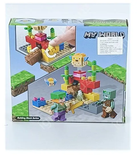 картинка Конструктор "My World" (в стиле Minecraft), 104 детали, NO.11584 от магазина igrushka.uz