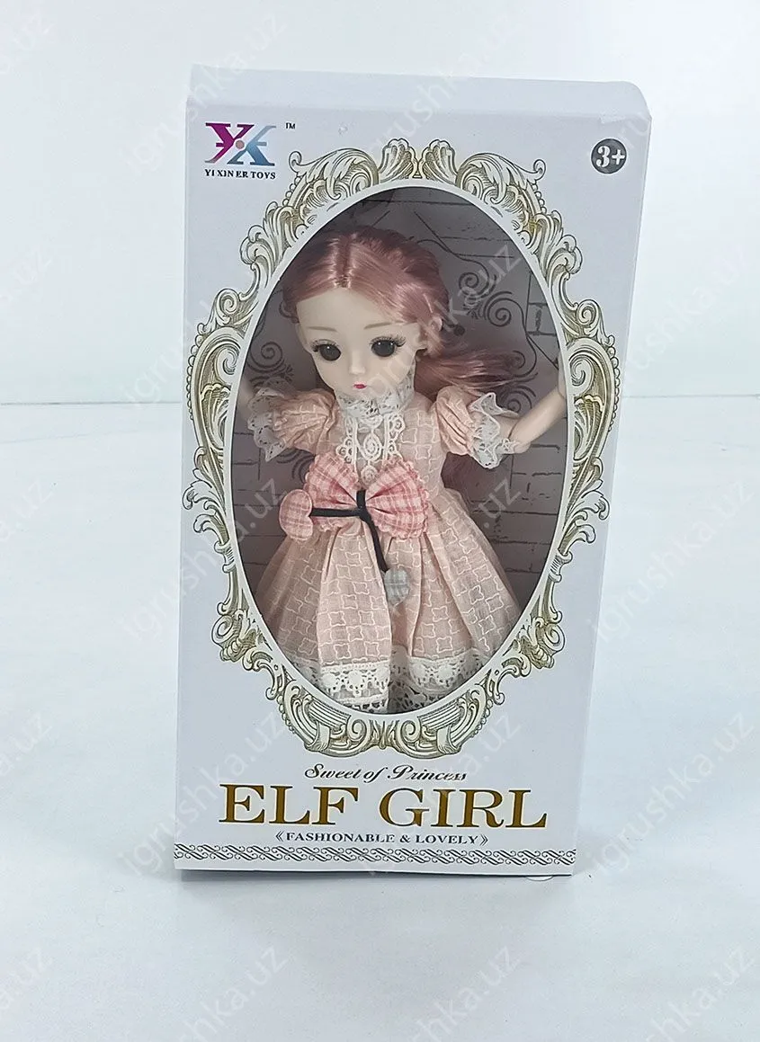 картинка Кукла Elf Girl Sweet Princess в розовом платье, Yixin Er Toys от магазина igrushka.uz