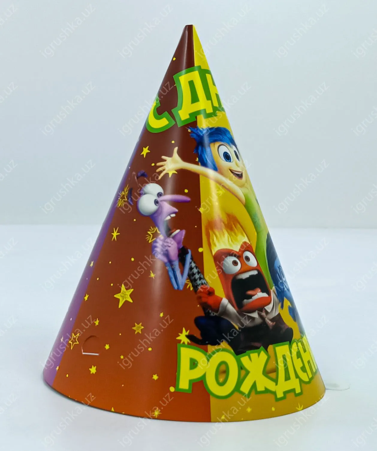 картинка Праздничные шапочки для детей - С днем рождения! «Головоломка» (Цена за 1 штук) от магазина igrushka.uz