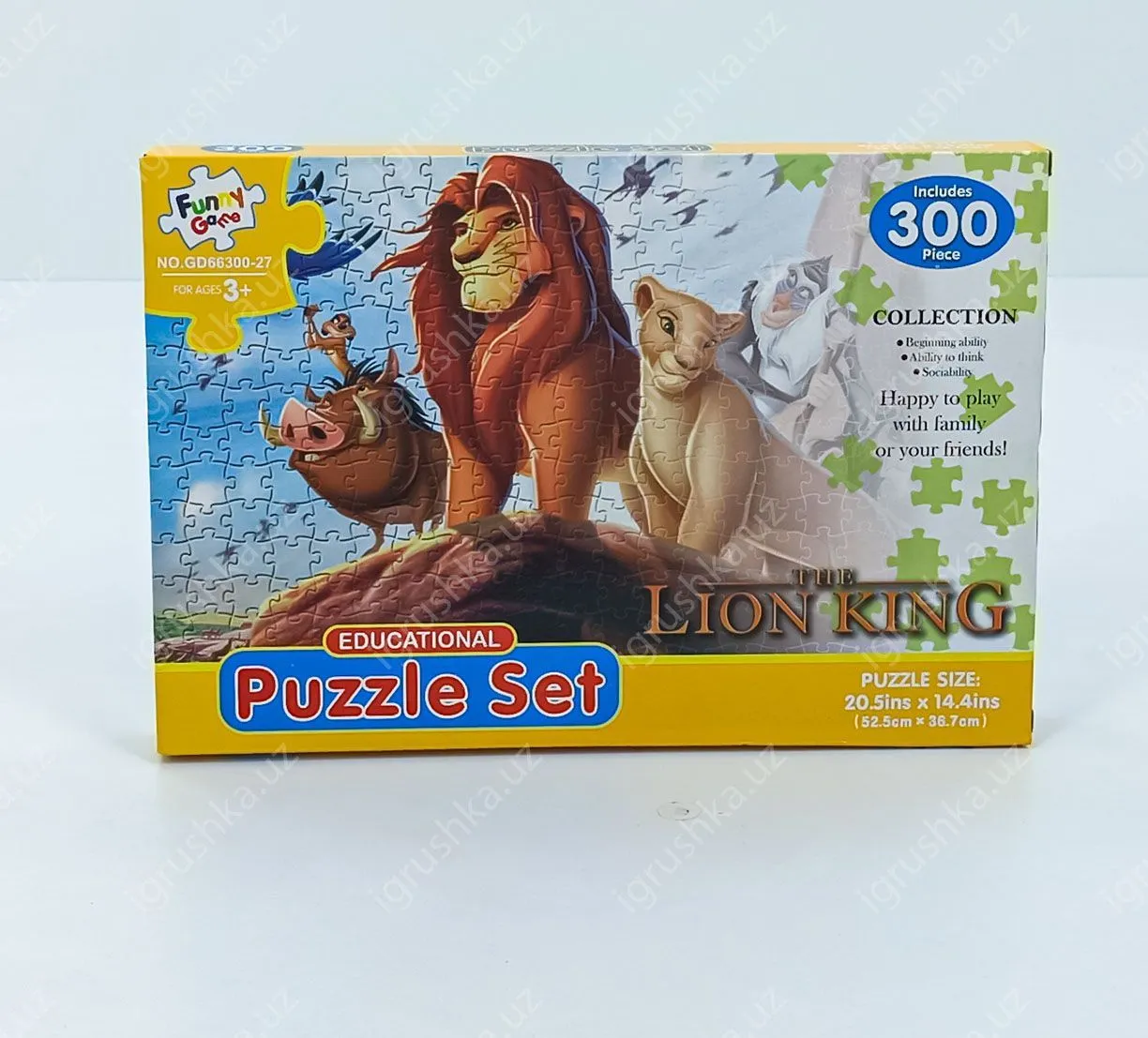 картинка Пазлы для детей 300 элементов "Король Лев" от магазина igrushka.uz