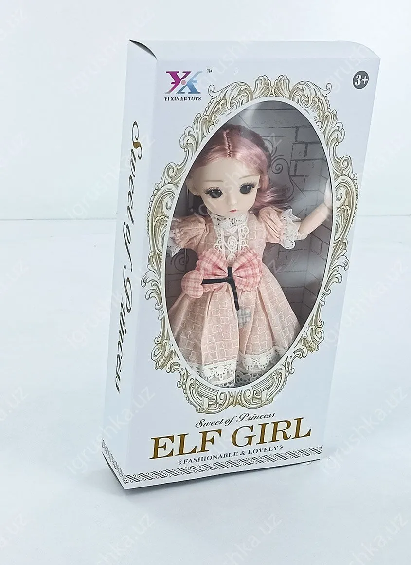 картинка Кукла Elf Girl Sweet Princess в розовом платье, Yixin Er Toys от магазина igrushka.uz