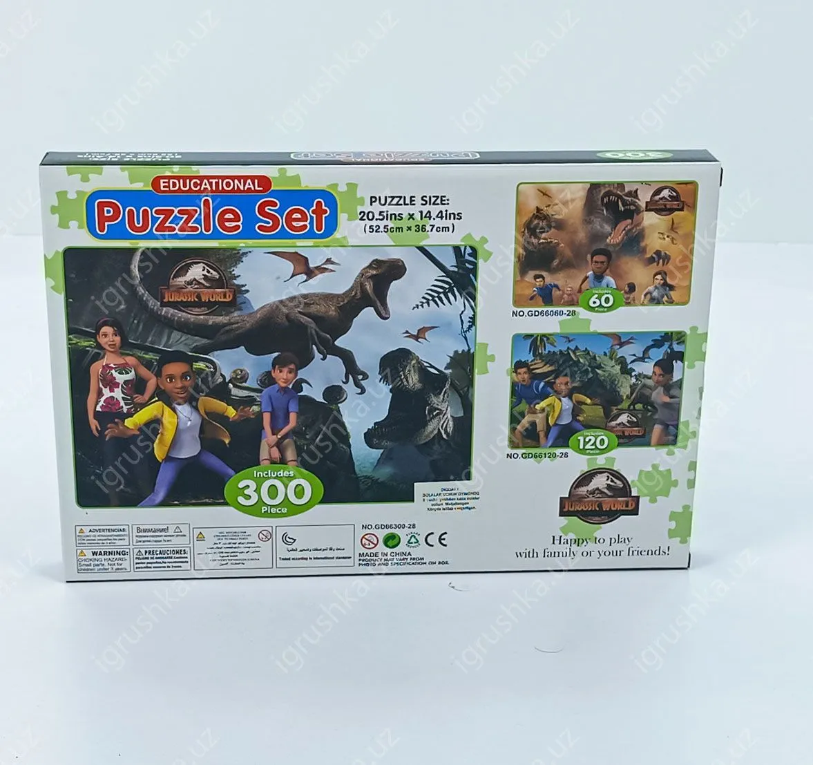 картинка Пазлы для детей 300 элементов Парк Юрского периода от магазина igrushka.uz