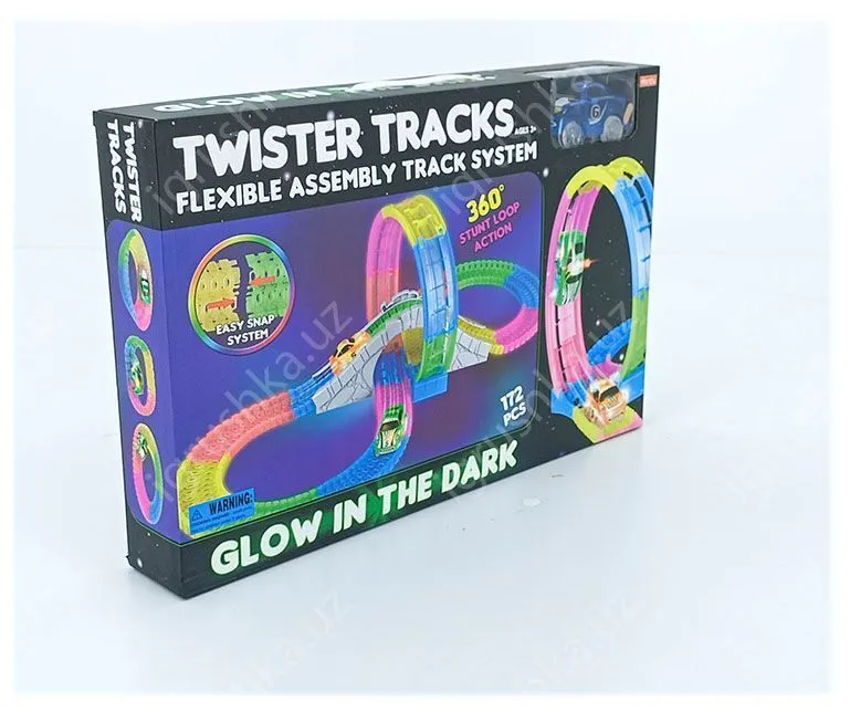картинка Автомобильные треки "TWISTER TRACKS" 172 детали от магазина igrushka.uz