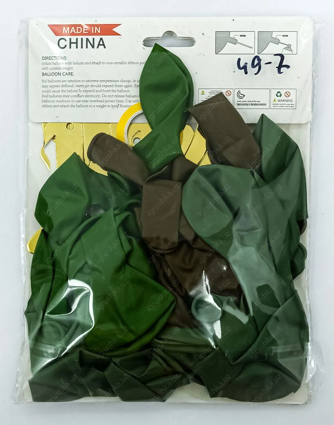 картинка Набор воздушных шаров 35 шт, для праздников от магазина igrushka.uz