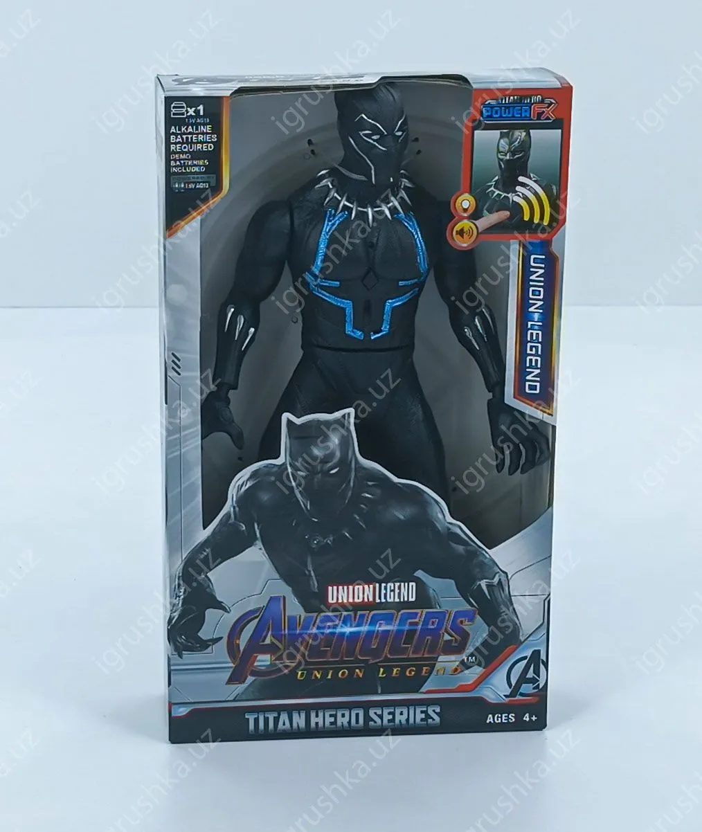 картинка 29см Фигурка игрушка супергерой "Черная пантера", игрушка для мальчика от магазина igrushka.uz