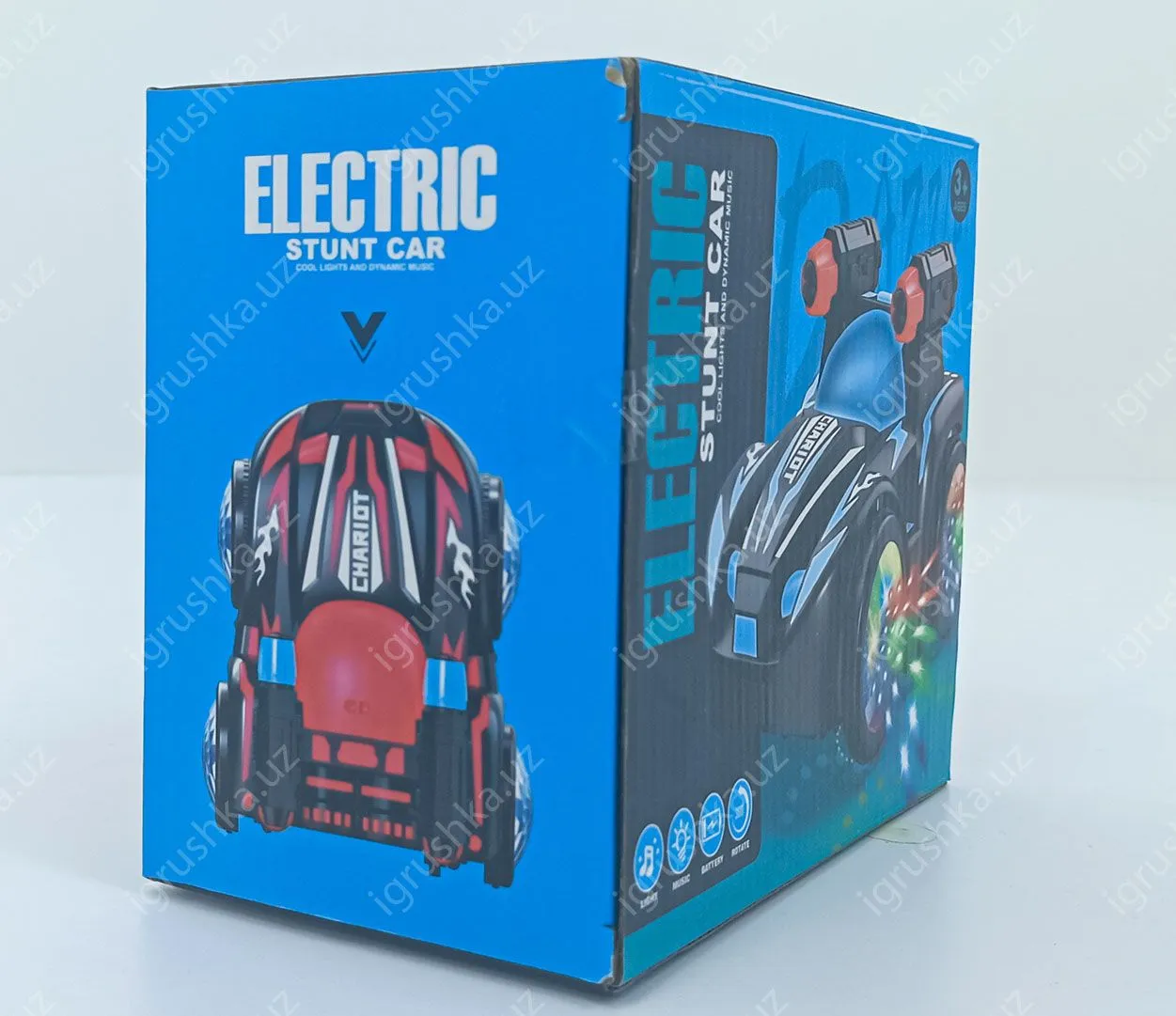 картинка Игрушечная машинка для детей, вращающаяся со светом и музыкой от магазина igrushka.uz