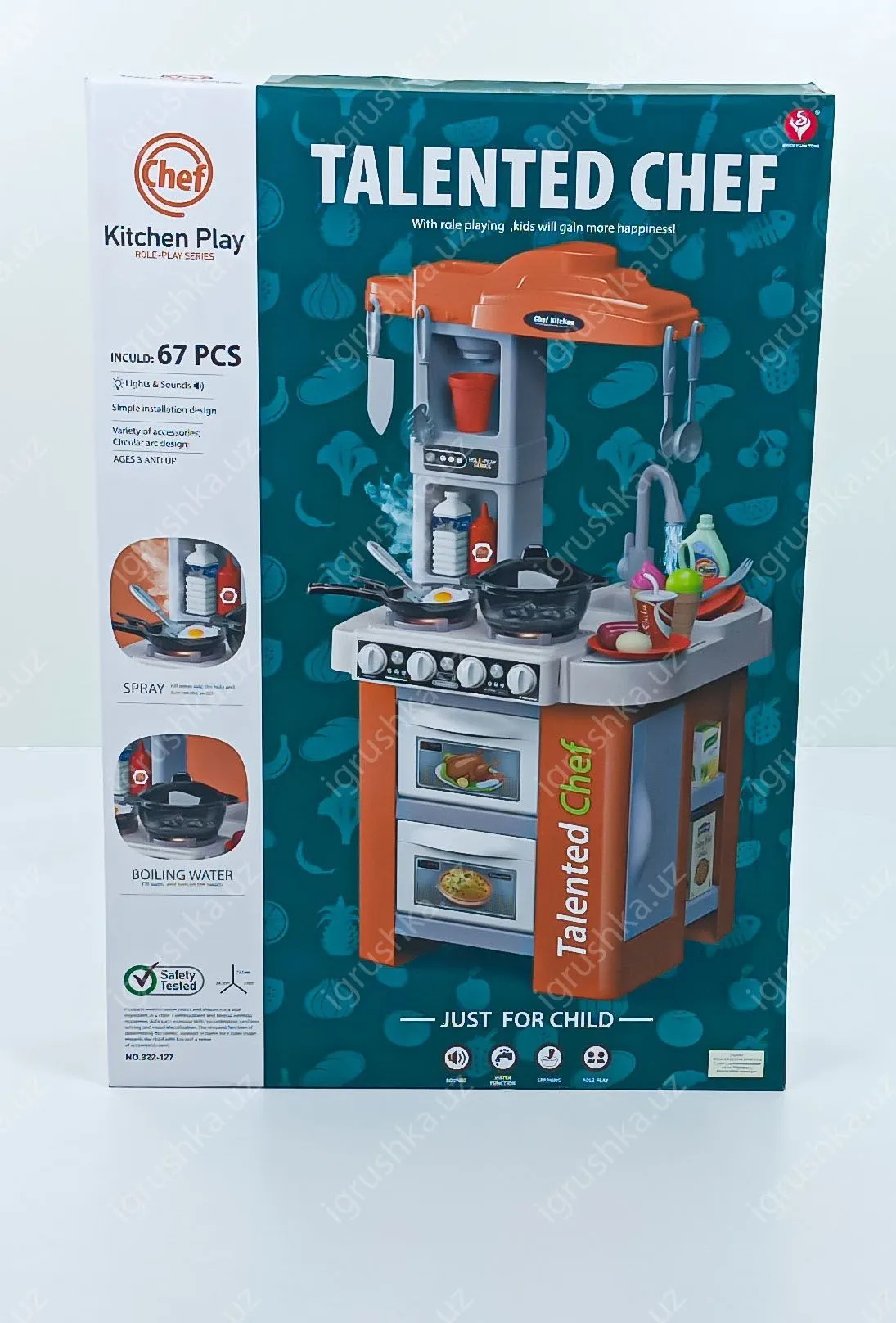 картинка Игровая кухня Talented Chef, 67 предметов, свет/звук/вода от магазина igrushka.uz