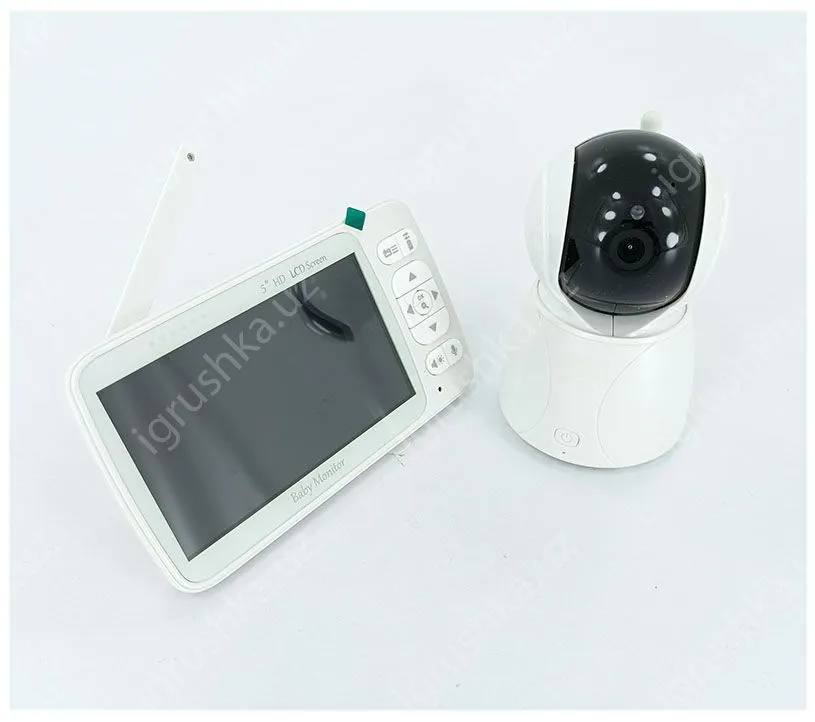 картинка -дюймовый беспроводной пульт дистанционного управления с поворотным механизмом для наблюдения за ребенком 86 от магазина igrushka.uz