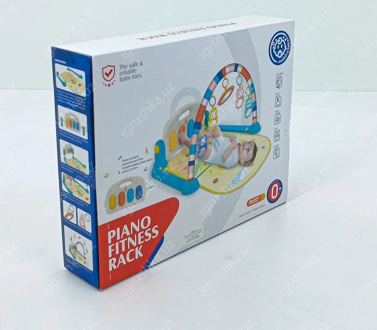 картинка Развивающие коврики Huanger Многофункциональное пианино для новорожденных 0650 от магазина igrushka.uz