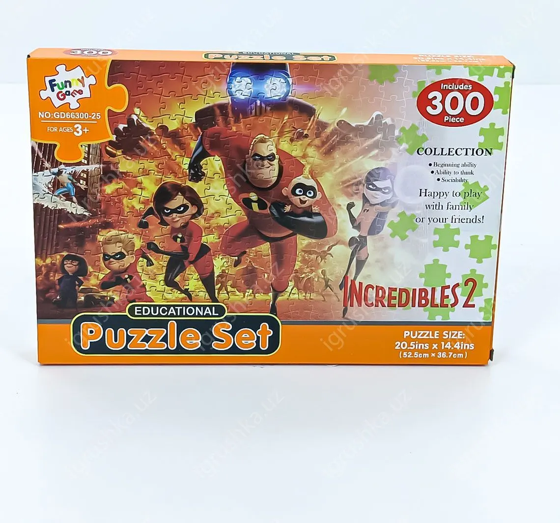 картинка Суперсемейка пазлы 300 элементов от магазина igrushka.uz