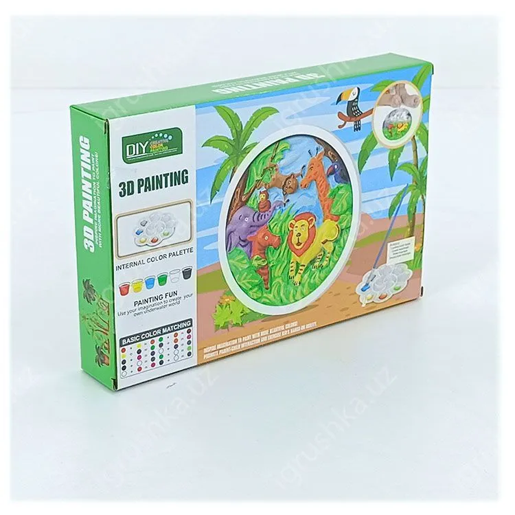 картинка 3д раскраска "3D PAINTING" от магазина igrushka.uz