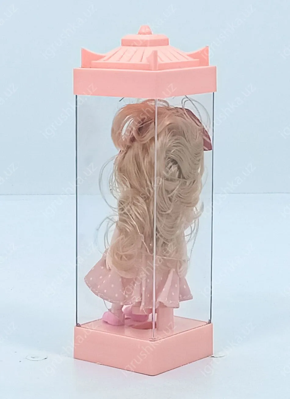 картинка 16см Куклы шарнирные в хрустальной коробке с подсветкой от магазина igrushka.uz