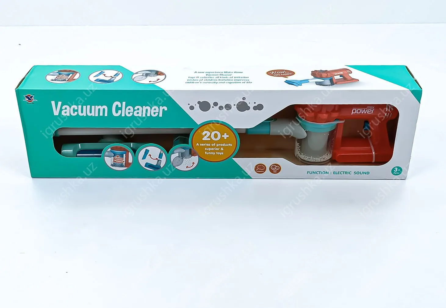 картинка Пылесос детский для девочки вертикальный (Vacuum Cleaner) от магазина igrushka.uz