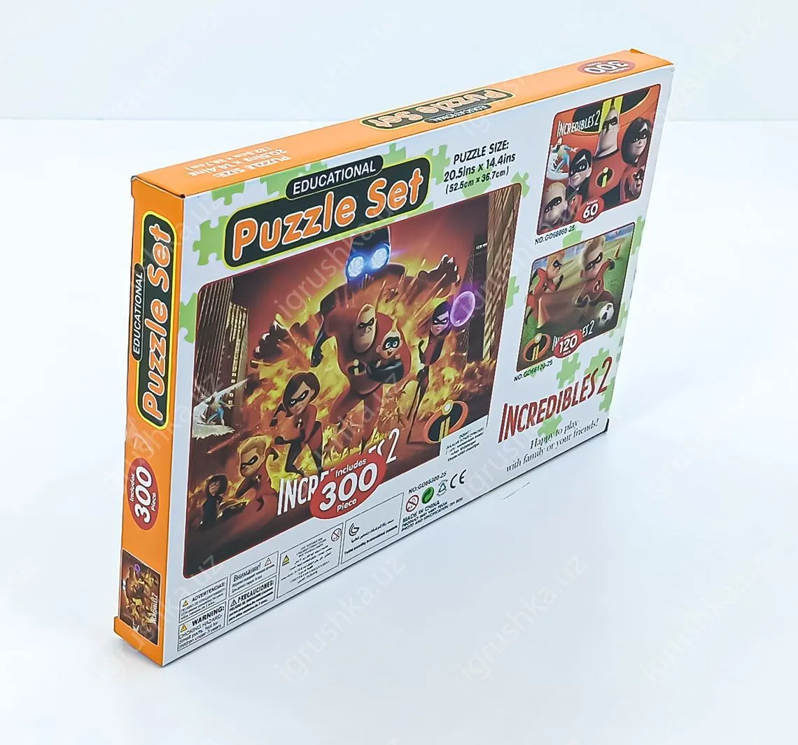 картинка Суперсемейка пазлы 300 элементов от магазина igrushka.uz