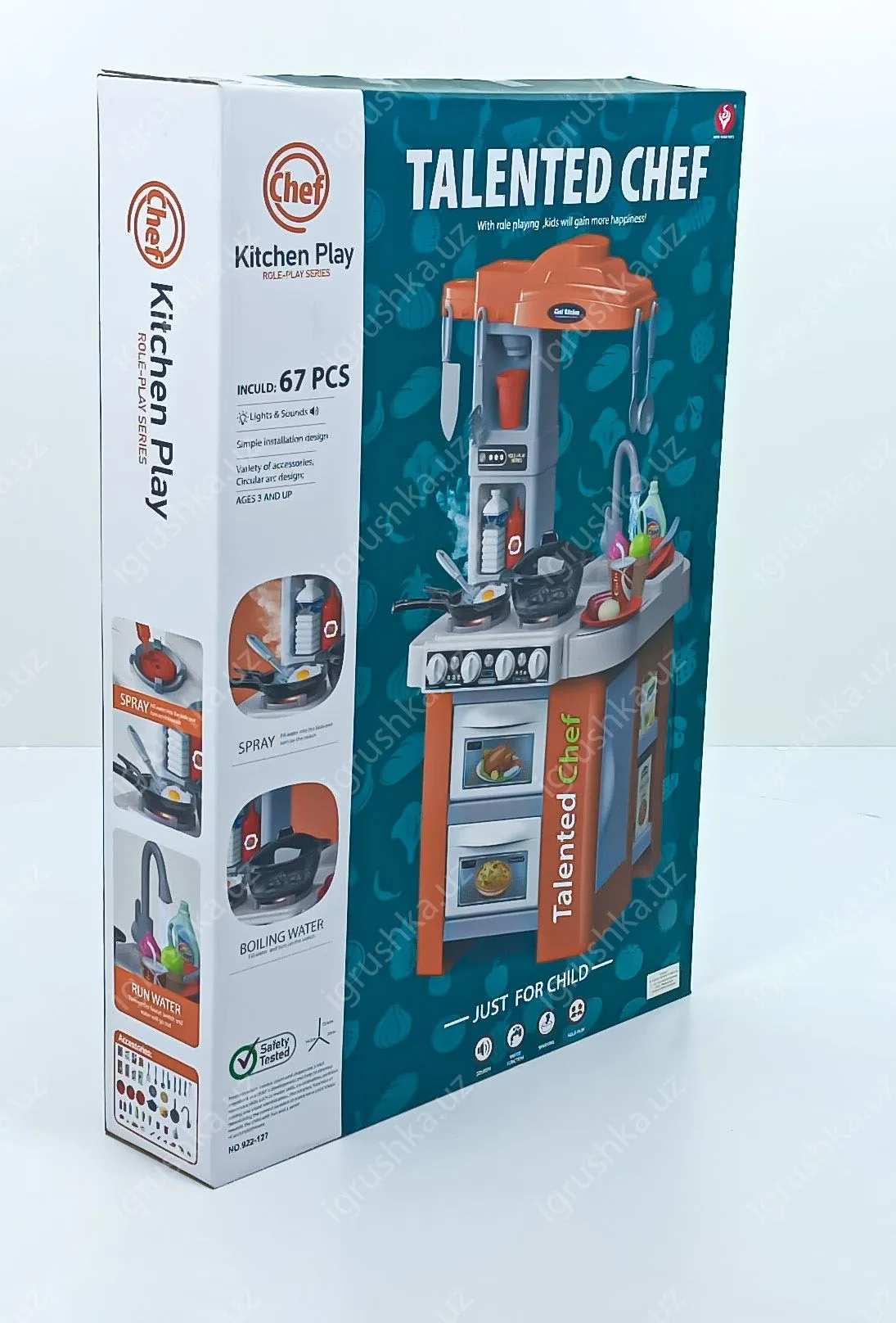 картинка Игровая кухня Talented Chef, 67 предметов, свет/звук/вода от магазина igrushka.uz