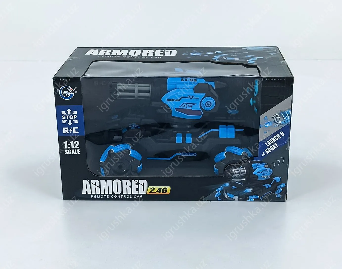 картинка Радиоуправляемая стреляющих дрифт-Танк стреляющий орбиз ARMORED 2.4G от магазина igrushka.uz