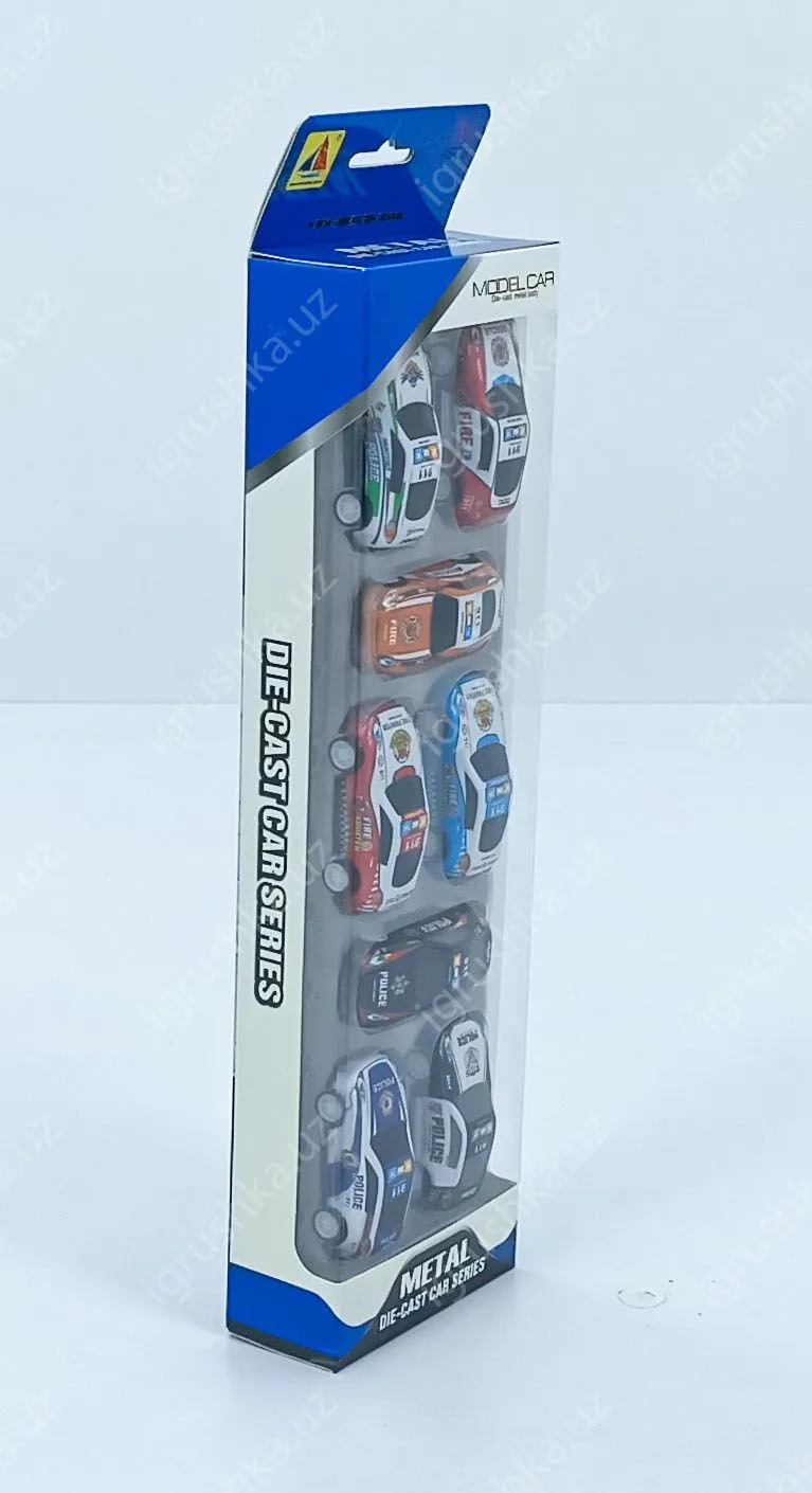 картинка Набор гоночных машин металлический, 8 в 1 от магазина igrushka.uz