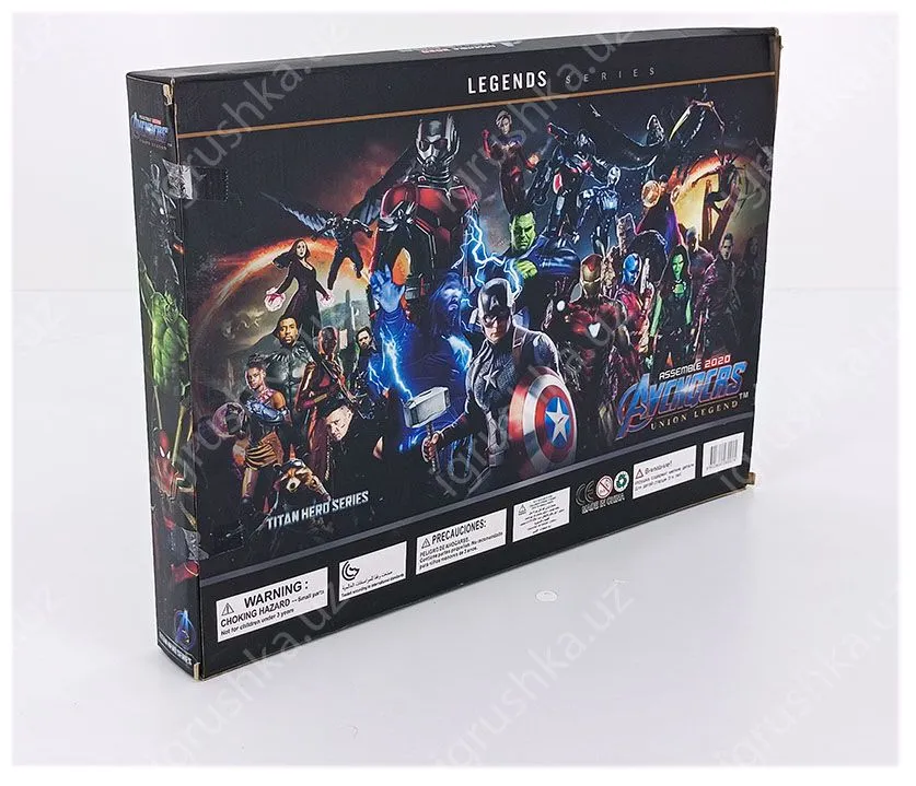 картинка Мстители - набор из 10 фигурок с аксессуарами. Набор супергероев от магазина igrushka.uz