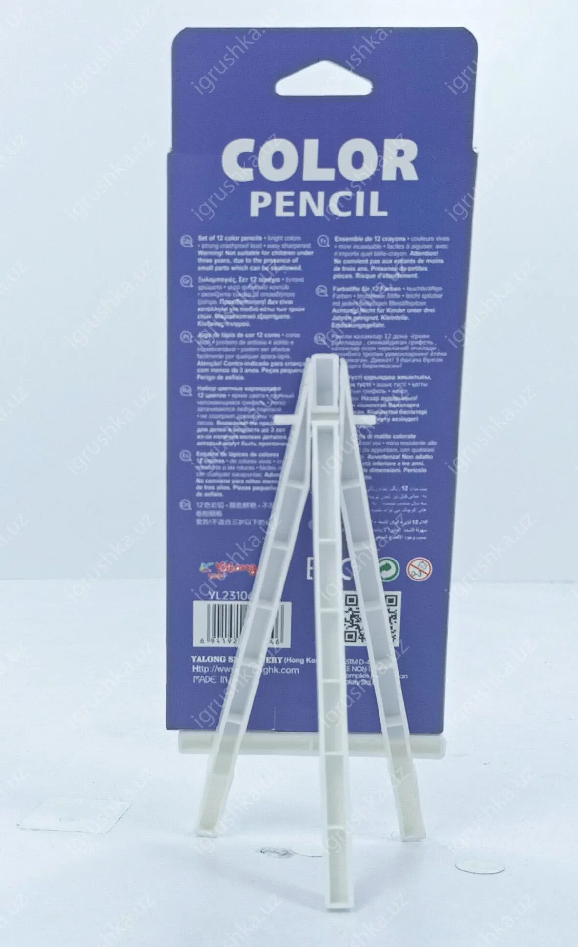 картинка Цветные карандаши для рисования Yalong YL231067-12 12 шт от магазина igrushka.uz